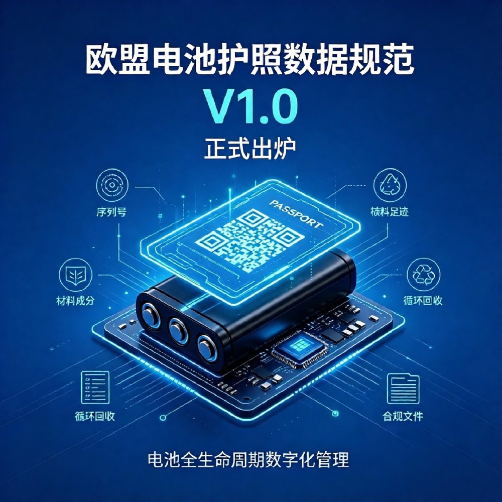欧盟电池护照数据规范V1.0出炉：71项填报项公开，三块内容暂时不用填